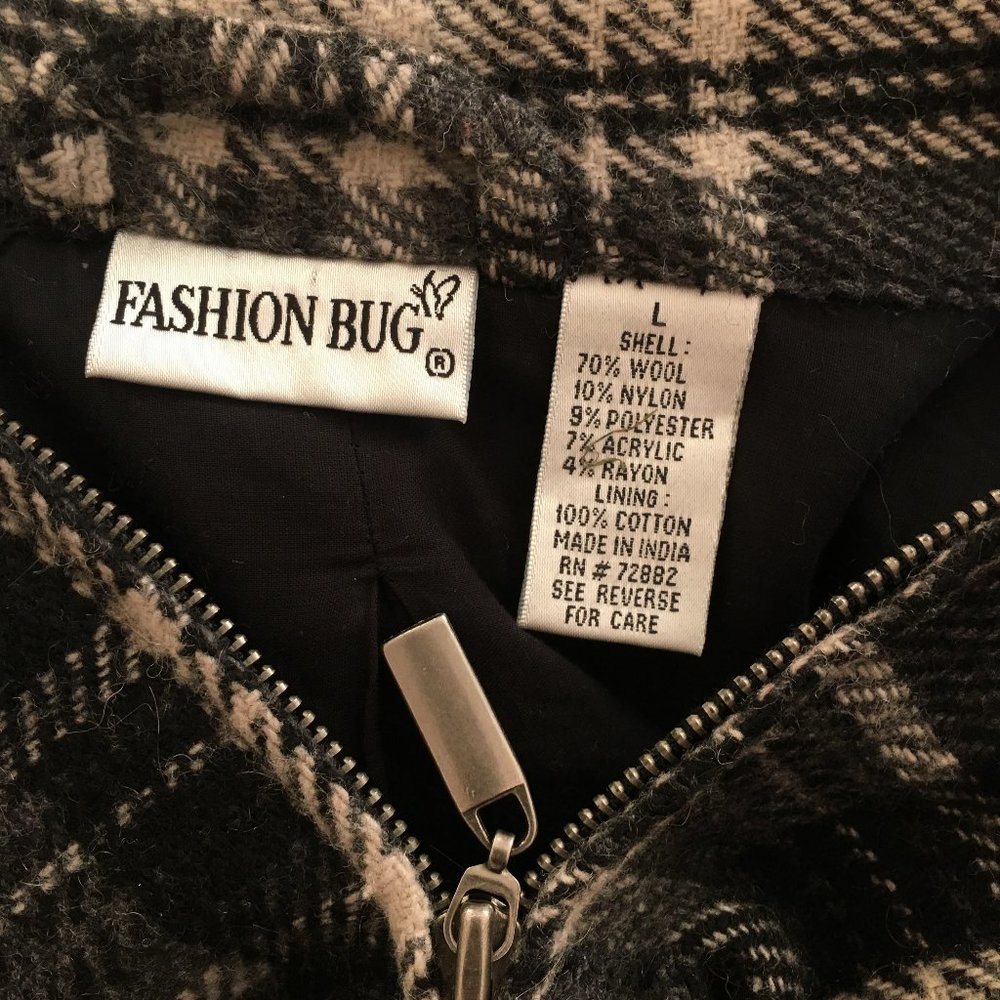 Jacket 70% Wool Lined Brown / Beige . . - image 2